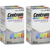 센트룸 어드밴스 성인용 멀티비타민 타블렛, 100개입, 2개