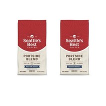 시애틀베스트커피 포트사이드 블렌드 미디엄 로스트 그라운드 커피 12oz Seattles Best Coffee Portside Blend Medium Roast Ground, 2팩