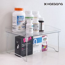 접이식 아크릴 모듈 선반 미니 투명 폴딩 정리 테이블 모던 미드센추리 책상 화장대 화장품 주방 소품 진열