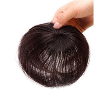 비투비월드 탑커버 정수리가발(레드브라운) 인모 부분가발, 단품, free