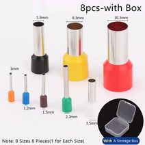 철제 사다리 가정용 접이식 8/40pcs 미니 클레이 커터 귀걸이 구멍 중공 라운드 도자기 도구 폴리머 압출기, 8pcs with Box