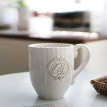 유알티홈 도자기 LA 머그컵 2P 빈티지 카페 집들이선물 신혼부부 머그잔