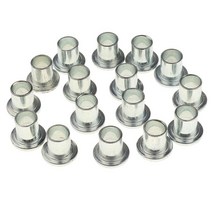 16pcs 철 롤러 스케이트 바퀴 액세서리 센터 베어링 부싱 스페이서, 실버, 설명