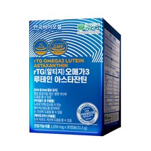 한국바이오셀 RTG(알티지) 오메가3 루테인 아스타잔틴, 30캡슐, 1박스, 30정