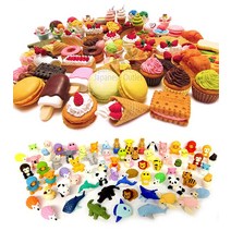 아마존 Iwako Erasers Animal & Dessert 모듬 컬렉션 - 30개 팩 (동물 15개 + 디저트 15개)