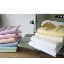 릴리패브릭 대폭원단 부드러운60수아사 6종 원단 천 C03, 백아이보리, 1개
