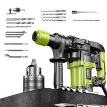 독일OEM 고출력 함마드릴 해머드릴 콘크리트 파괴 뿌레카 하스리작업, 옵션1 11990w 9종비트