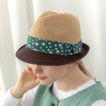 [디얼마미] 도트띠 중절 모자 미시 중년 여성 50대 엄마모자