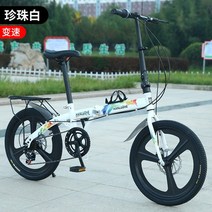 접이식자전거 미니 휴대용 성인용 접이식 자전거 산악 소형 체중계 가변 속도 댐핑 설치 무료 통합 휠, 없음, 13.Integrated wheel C - 16inch