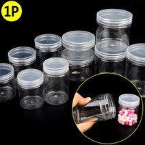 상세정보참조 투명 안깨지는 공병 플라스틱 빈병, 4.8cm - 100ml, 1개