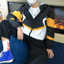 남자 홍대패션 스트릿 깔끔하고 캐주얼한 아노락 자켓