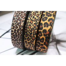 의류 부자재 동대문 장식 포장 리본테이프 악세사리 리본공예 호피 지브라 테이프 1마, 1번