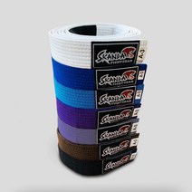 스칸다 주짓수 띠 주짓수 벨트 유도 띠[GS-007], 갈색