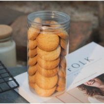 스크류보틀(008S)-5개 / 65x120mm / 쿠키용기 / 투명용기 / 쿠키케이스/원형케이스/원형쿠키통, 5개