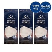 [미팩토리] 식약처인증 국내생산 방역용 4겹 KF94 특허 마스크 10매, KF94덴탈마스크10매