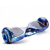 7인치 호버보드 전동휠 투휠전동보드, 36V, 7인치 블루 블루투스 라이트 +  보호 장비