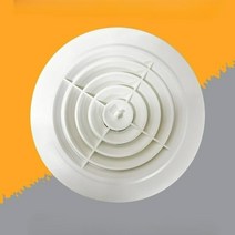 ABS 원형 아파트 환기구 공기청정기 배기 환기캡 커버 자재 천장 벽 배기구, 03. 회전형 150mm