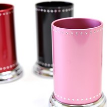 큐빅 티스푼통 대 소 미니 테이블 스푼 포크통, 상세설명 참조, 큐빅티스푼통소_핑크