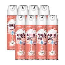 유한양행 해피홈 에어로솔 복숭아향 500ml x 8개, 없음, 상세설명 참조