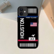 시카고밴더 보스턴 뉴욕 마이애미 시카고 비행 티켓 소프트 TPU 커버 폰 케이스 Apple IPhone 11 Pro XS MA, 06 a8_02 for iPhone 7 or 8
