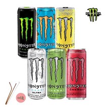 몬스터 에너지 드링크 울트라 monster energy drink 355ml [로즈골드 스텐빨대3P세트 사은품], 파라다이스(paradise)10캔+스텐빨대(3P)