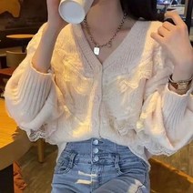 레이스 가디건 러블리 여성룩 4