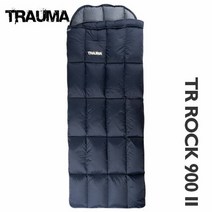 트라우마 락900 침낭 덕다운 오리털 봄 가을 겨울 3계절 캠핑 백패킹, 네이비, 1개