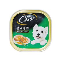 시저 반려견 주식캔, 불고기, 100g, 5개