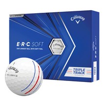 캘러웨이 ERC 소프트 트리플트랙 3피스 화이트 골프공 12개, 단품