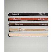 미국 룰루레몬 LULULEMON 207779 여성용 스키니 조절 가능 헤드밴드 5팩 - 블랙/자바/아즈텍 오렌지/글림/페일 리넨, Black/Java/Aztec Orange/Gleam/