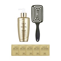 살롱드 마스터 슉슉 헤어세럼 150ml + 브러쉬(랜덤) + 실크테라피 샘플 5매, 단품