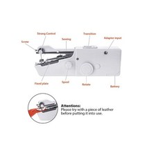 가정용 미니 미싱 재봉틀 EU/US 플매트 카펫 러그 휴대용 핸드 헬드 전기 스티치 무선 수리 Diy 의류 바느질 기계458059 L4, 7 HSM-Sewing Box458059 L4