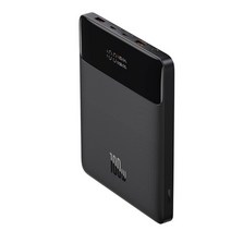 대용량보조배터리 무선보조배터리 고속보조배터리 baseus 100w power bank, 검은색, 20000mAh