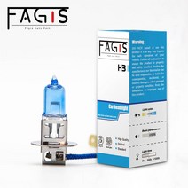 Fagis 슈퍼 화이트 자동 램프 안개등 할로겐 전구 H3 12V 55W 4800K 2, 01 H3