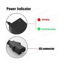 전동킥보드 충전기 48V 2A 납산 배터리 57.6V 전기 자전거 스쿠터 오토바이 3 핀 XLR DC 플러그, 에게, IEC