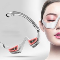 keka 눈가 마사지기 EMS 레드 광선 케어 USB충전 안경식, 4066