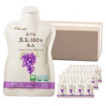 온네이쳐 유기농 포도 100% 주스, 100ml, 24개입