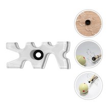 당구장 큐 대 걸이 당구 스틱 진열대 업소용 1pc 당구 큐 브리지 헤드 브리지 헤드, 보여진 바와 같이, 11.5x6.5cm