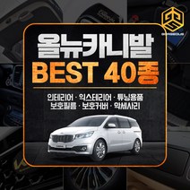[골져스] 올뉴카니발 튜닝용품 스티커 트렁크 매트 커버 악세사리, 23_센터페시아 스티커 유광블루카본