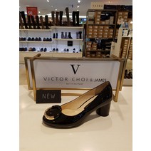 세라 세라 (2color) VICTOR CHOI & JAMES 통굽6cm 콤비링장식 미들 펌프스 여성구두 (W17P107) (P000164929)