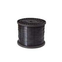 코팅 와이어 철사 양계망 고강도 플라스틱 강철 로프 농업 온실 압력 필름 라인 50mm 투명 검정색 신소재 1 cm, 검은색 1.5mm 길이 1000m 무게