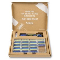 쉬크 하이드로5 파워셀렉트 날14입 저자극 면도기, 날14입+면도기, 5세트