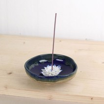 파랑접시 꽃잎 향꽂이, 본상품선택