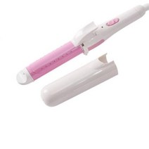 볼륨 앞머리 물결 빗 봉 고데기 3 in 1 트리플 헤어 컬링 언 헤어 스트레이트너 다기능 가열 롤러 전문 헤어 케어 스타일링 도구 20 824, 분홍색, 우리를