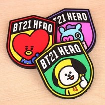 기타 224B] 방탄소년단 BT21 캐릭터 데코스티커 (5개세트), RJ