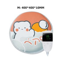 쇼파용 전기매트 전기 고양이 난방 침대 매트 작은 따뜻한 매트 침대 난연 천 가열 매트, 둥근, m