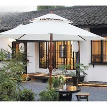 그늘막 파라솔 낚시용 정원용 접이식 타프 편의점, 2.7m + 20kg 베이스