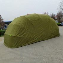 접이식차고 주차천막 개인 간이 차고용 야외 대형 차양막 캐노피, 그린 6.1m