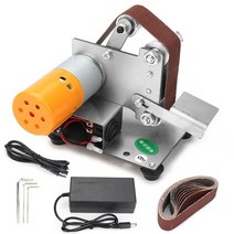 샌딩기 샌더 전기 전동 사포 연마110-220v 미니 벨트 diy 연삭기 커터 에지, 세트2
