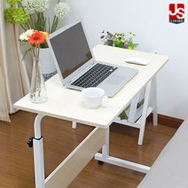 JS리빙 책상 컴퓨터 원목 전면 공부 학생 게이밍 게임용 미니 사이드 탁자 데스크 보조 사무용 오피스 노트북 사무실 1인용 테이블 높은 튼튼한 업무용 높이조절 KA_193&7eq, DT-300S 책상 (사무용)